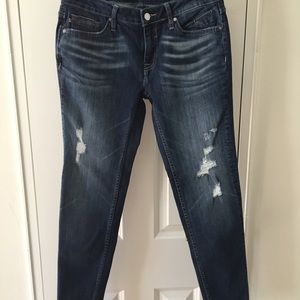 Vigoss “Chelsea” distressed skinny jeans